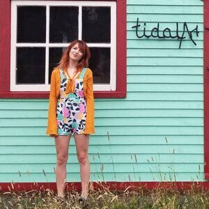 Blackmilk Floral Shortalls